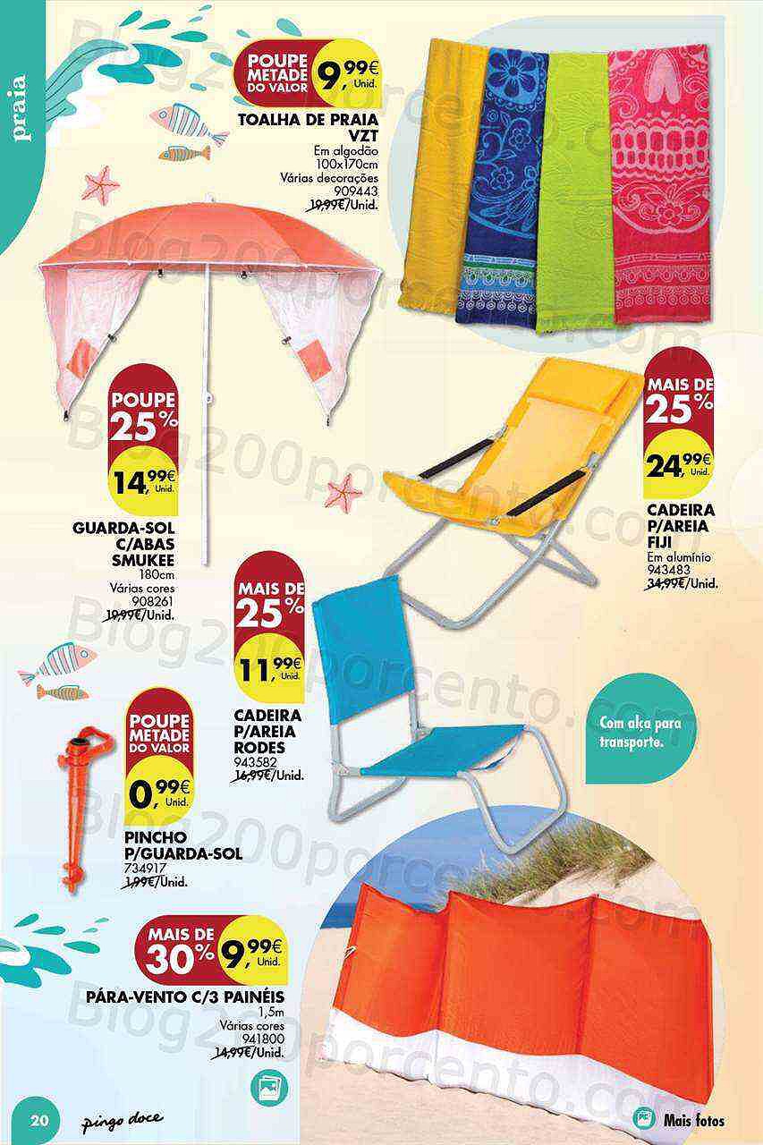 Antevisão Folheto PINGO DOCE Bazar Férias em Grande Promoções de 7 a 27 junho 