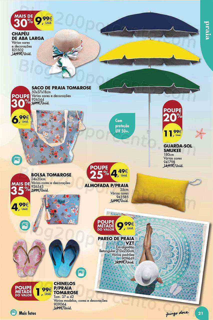 Antevisão Folheto PINGO DOCE Bazar Férias em Grande Promoções de 7 a 27 junho 