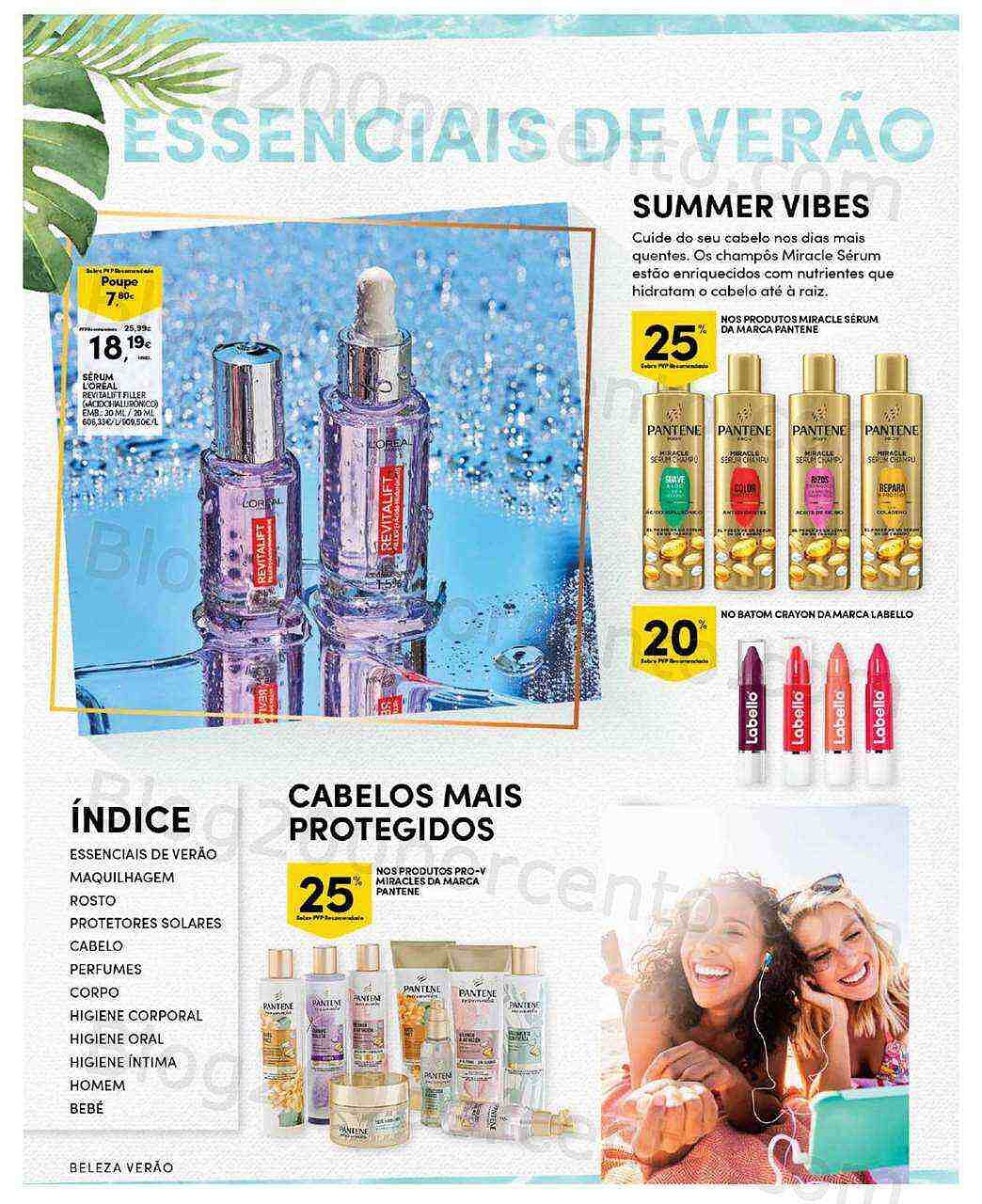 Antevisão Folheto CONTINENTE Beleza de Verão Promoções de 21 junho a 3 julho