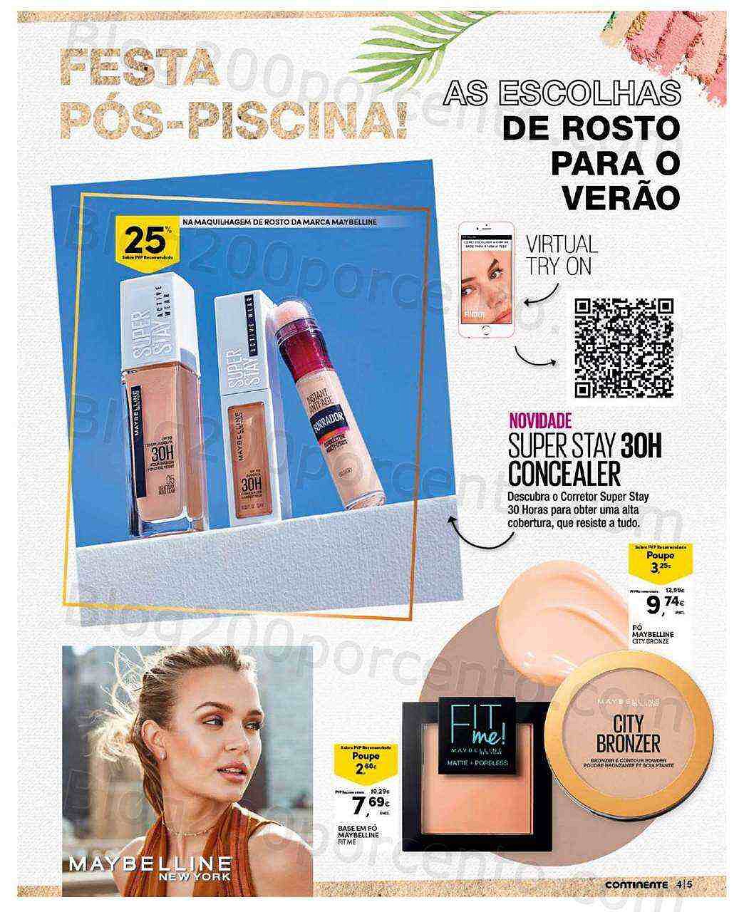 Antevisão Folheto CONTINENTE Beleza de Verão Promoções de 21 junho a 3 julho