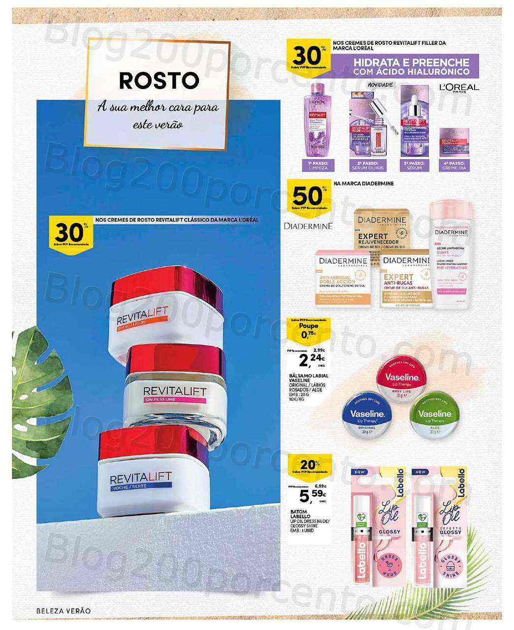 Antevisão Folheto CONTINENTE Beleza de Verão Promoções de 21 junho a 3 julho