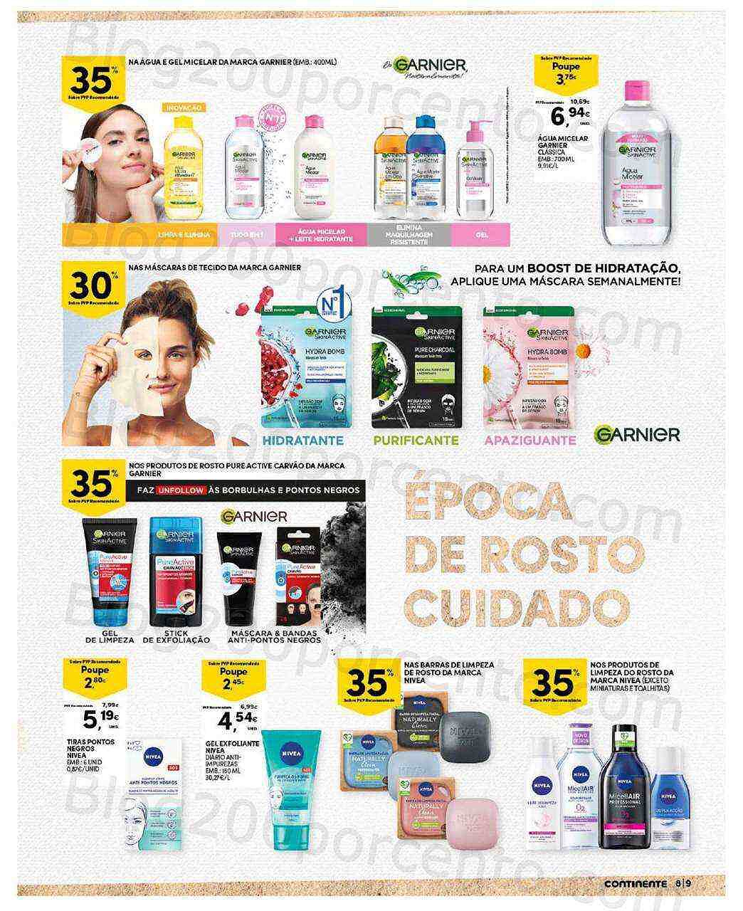 Antevisão Folheto CONTINENTE Beleza de Verão Promoções de 21 junho a 3 julho