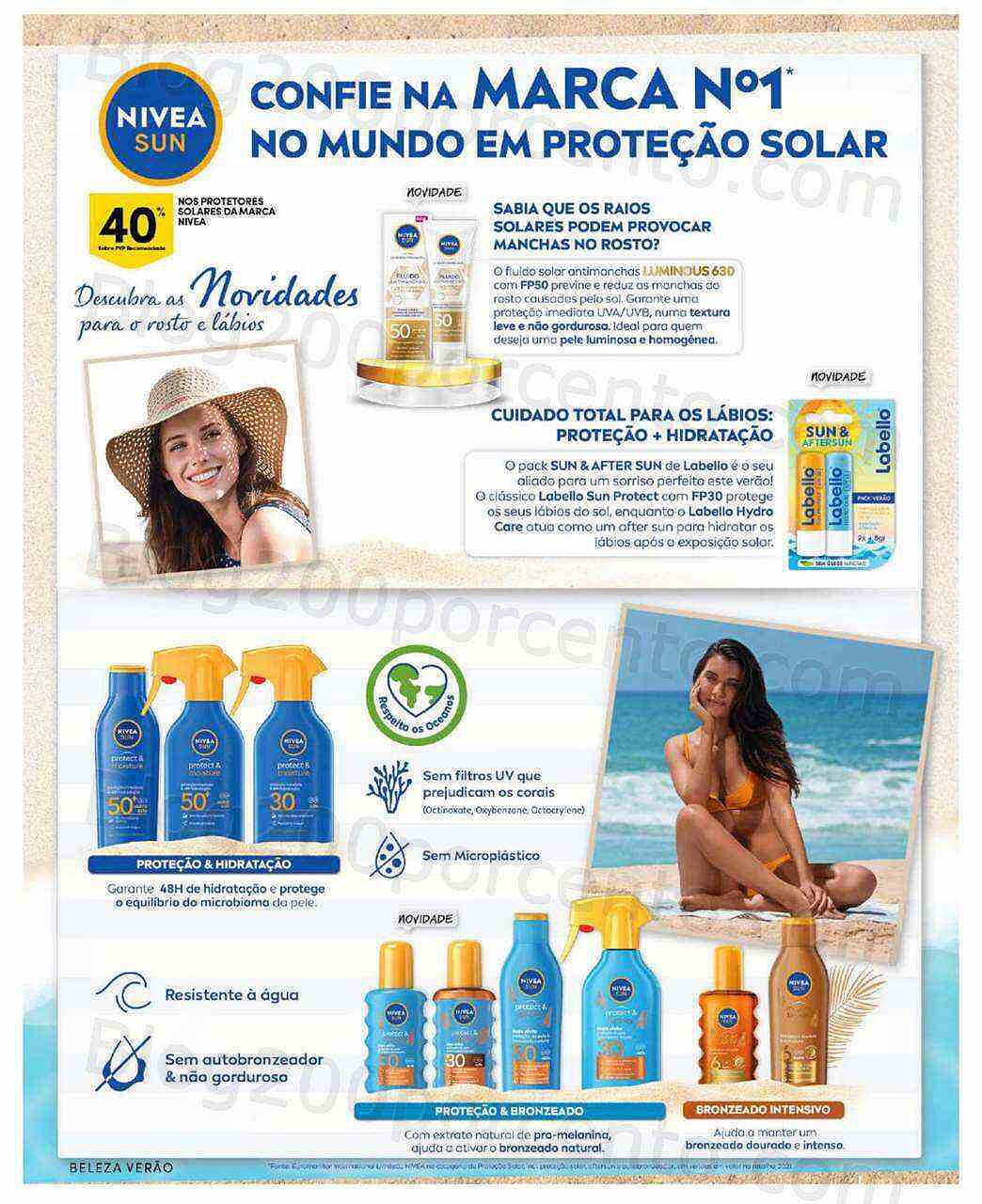 Antevisão Folheto CONTINENTE Beleza de Verão Promoções de 21 junho a 3 julho