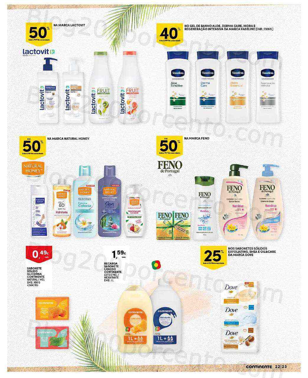 Antevisão Folheto CONTINENTE Beleza de Verão Promoções de 21 junho a 3 julho