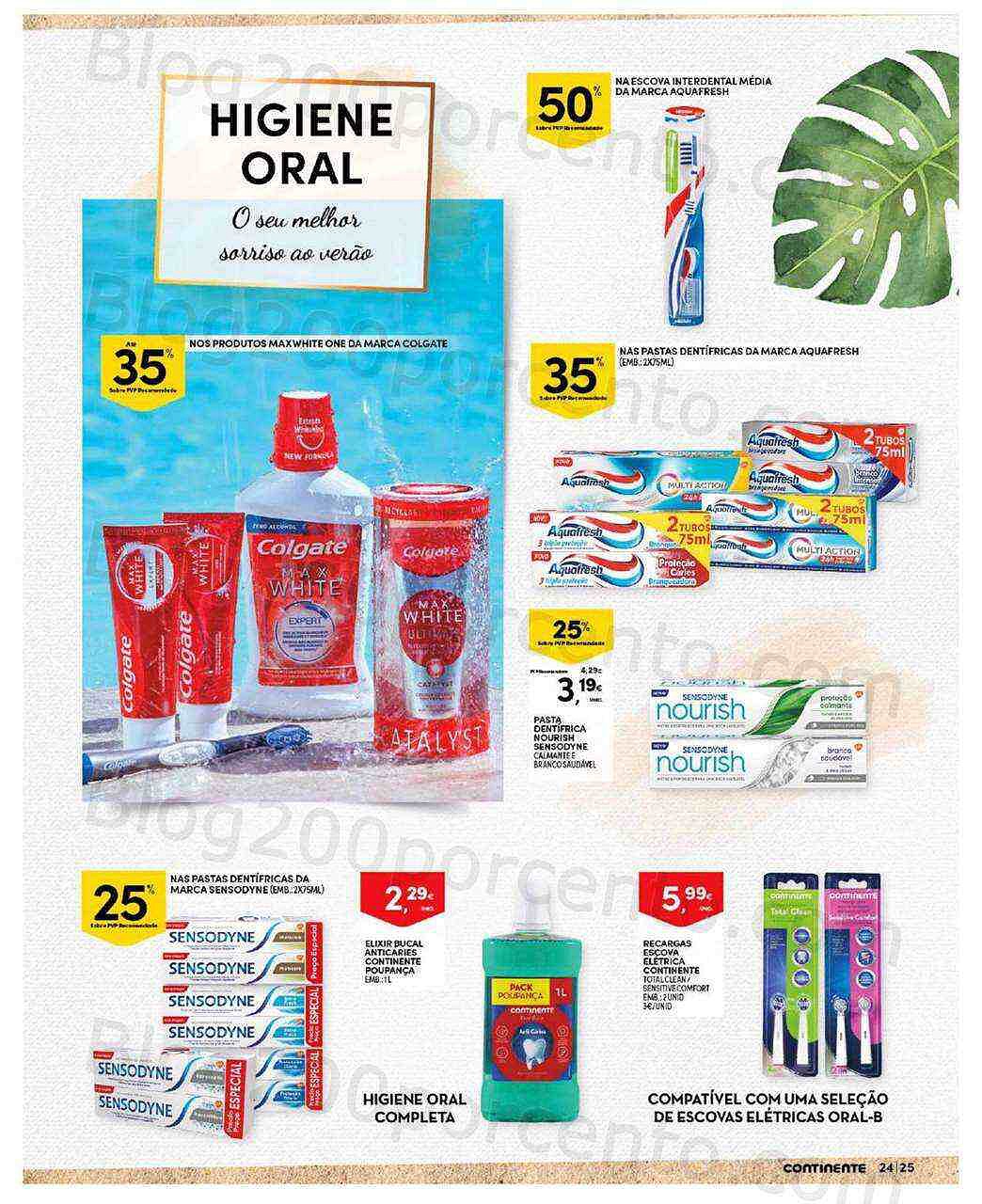 Antevisão Folheto CONTINENTE Beleza de Verão Promoções de 21 junho a 3 julho