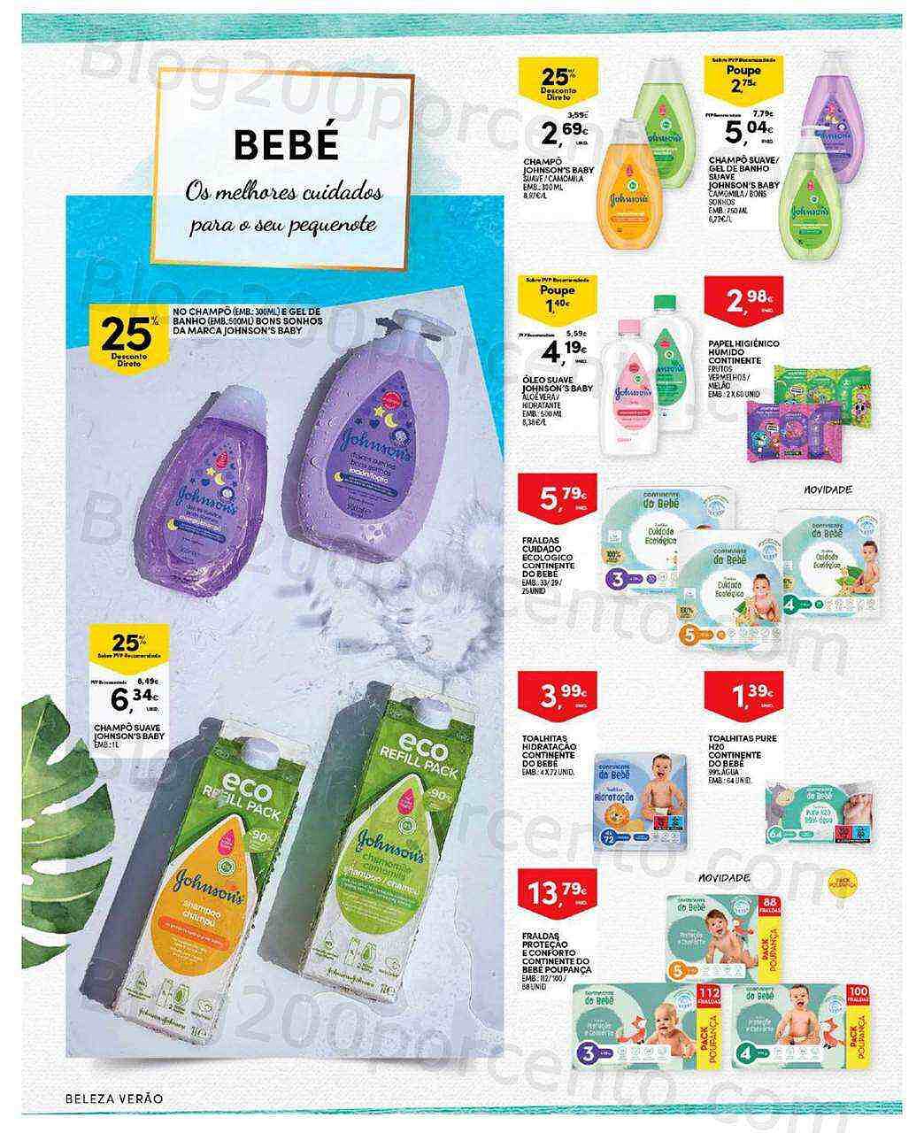 Antevisão Folheto CONTINENTE Beleza de Verão Promoções de 21 junho a 3 julho