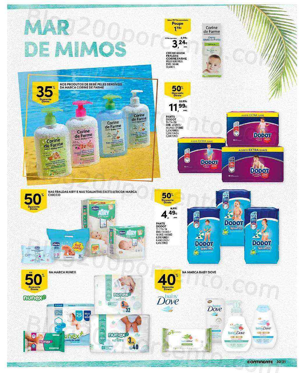 Antevisão Folheto CONTINENTE Beleza de Verão Promoções de 21 junho a 3 julho