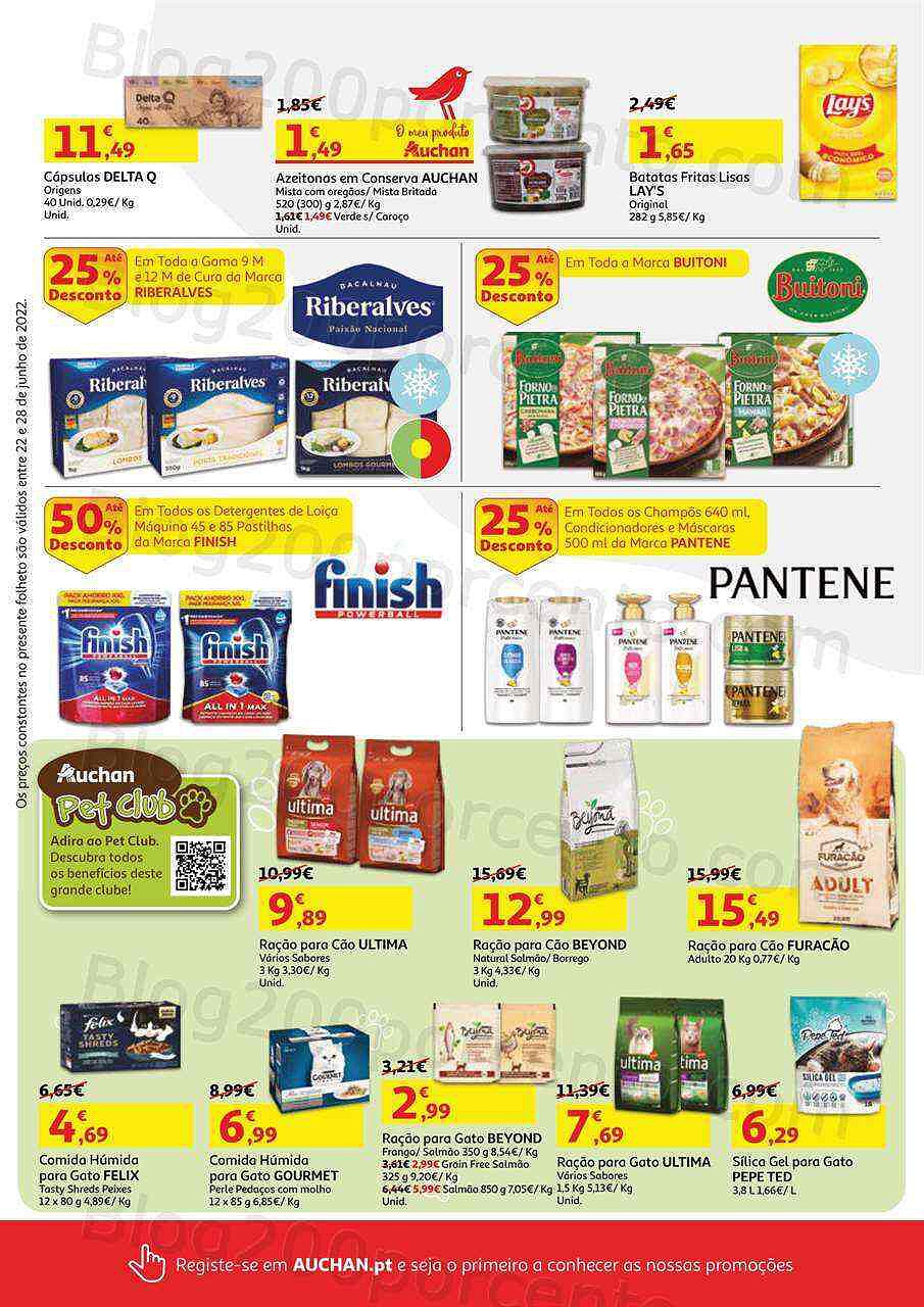 Antevisão Folheto AUCHAN Promoções de 22 a 28 junho