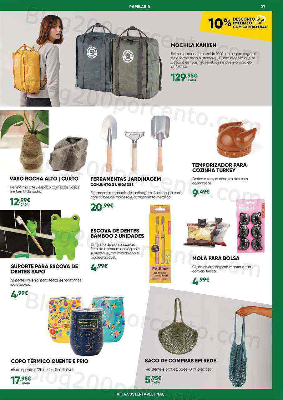 Antevisão Folheto FNAC Especial Vida Sustentável 23 junho a 20 julho