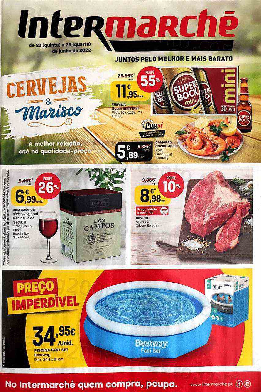 Antevisão Folheto INTERMARCHÉ Promoções de 23 a 29 junho