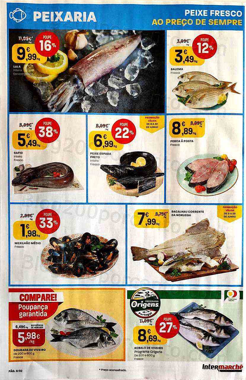 Antevisão Folheto INTERMARCHÉ Promoções de 9 a 15 junho