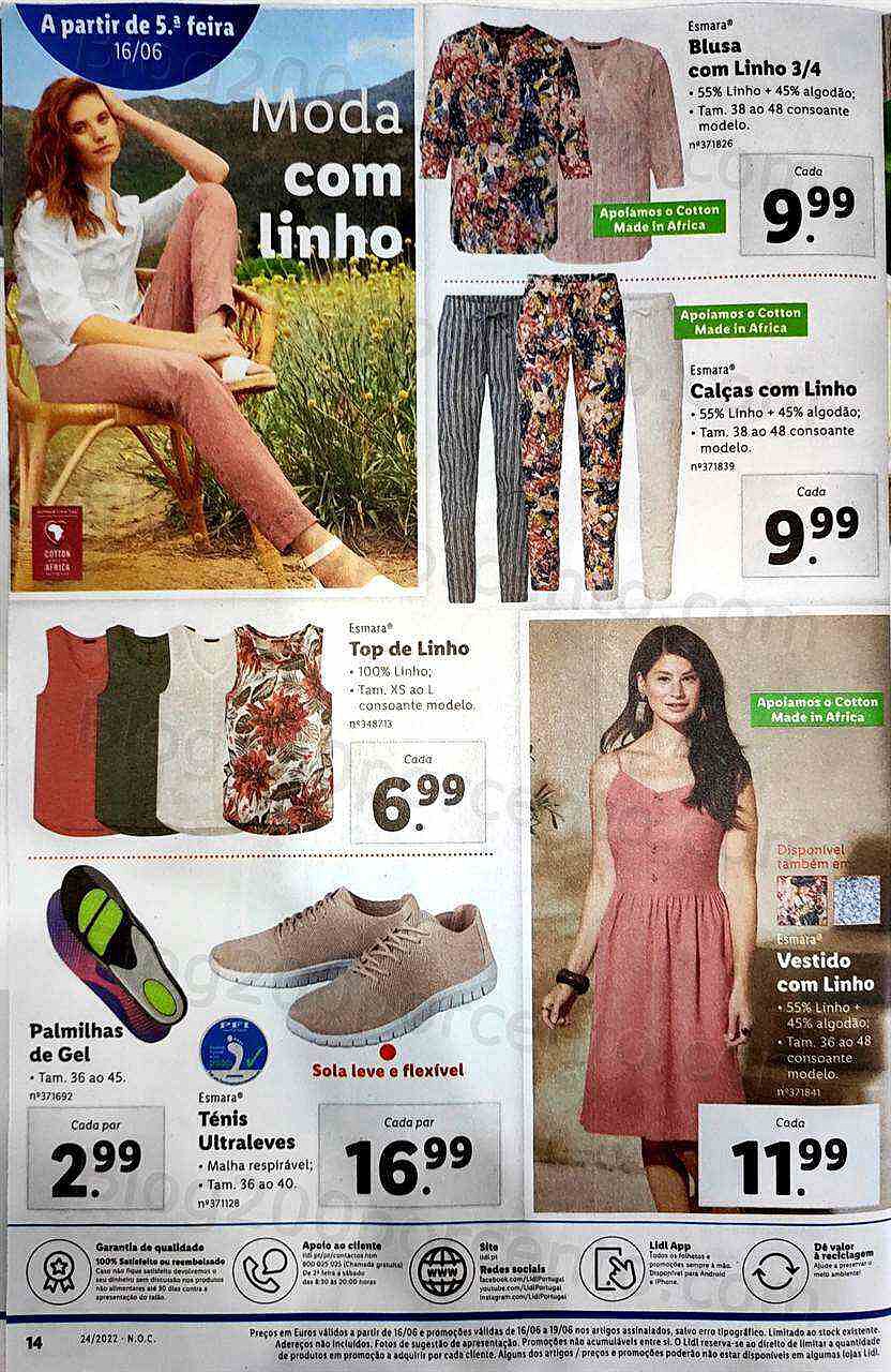 Antevisão Folheto LIDL Promoções de 13 a 19 junho