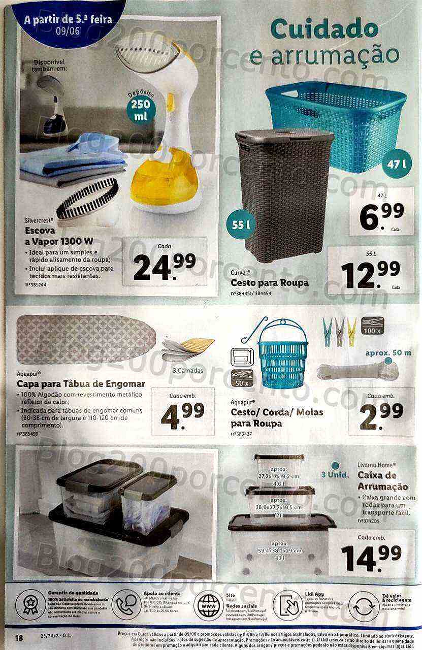Antevisão Folheto LIDL Promoções de 6 a 12 junho