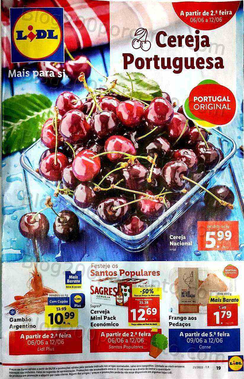 Antevisão Folheto LIDL Promoções de 6 a 12 junho