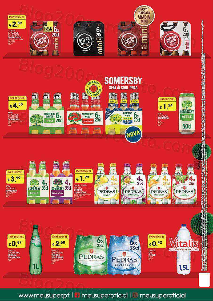 Antevisão Folheto MEU SUPER Especial Bebidas