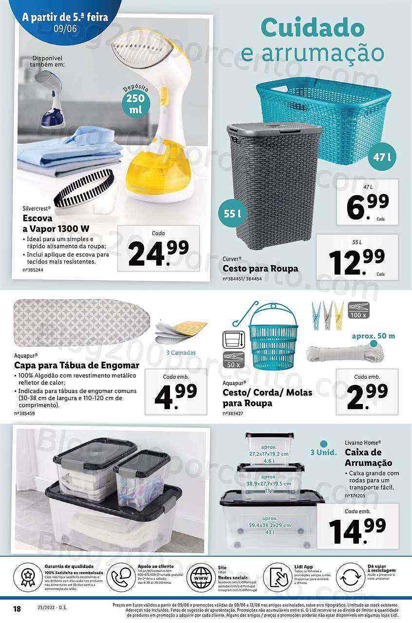 Antevisão Folheto LIDL Promoções de 6 a 12 junho - digital