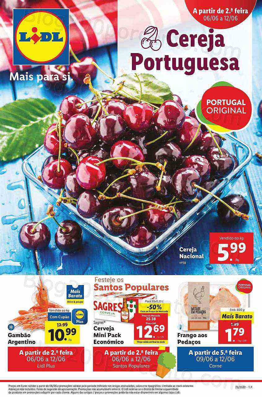 Antevisão Folheto LIDL Promoções de 6 a 12 junho - digital