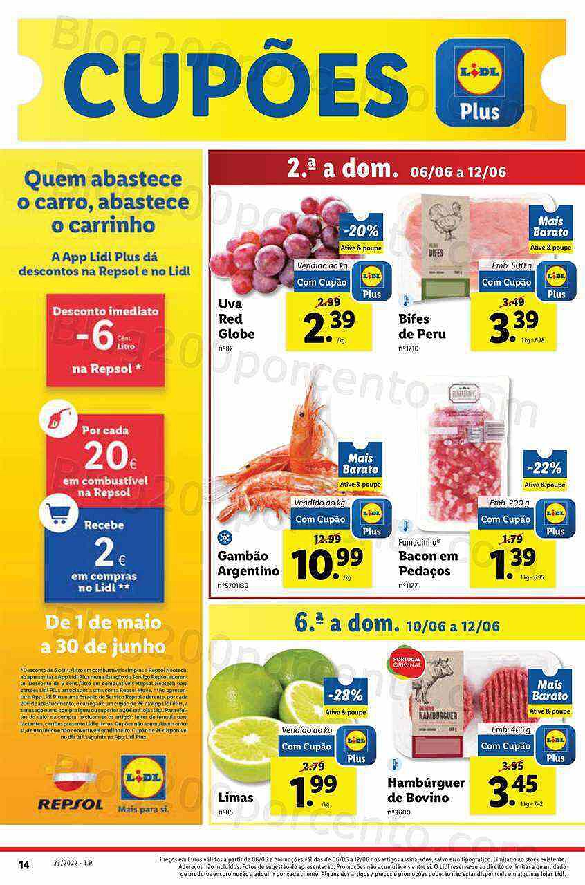 Antevisão Folheto LIDL Promoções de 6 a 12 junho - digital