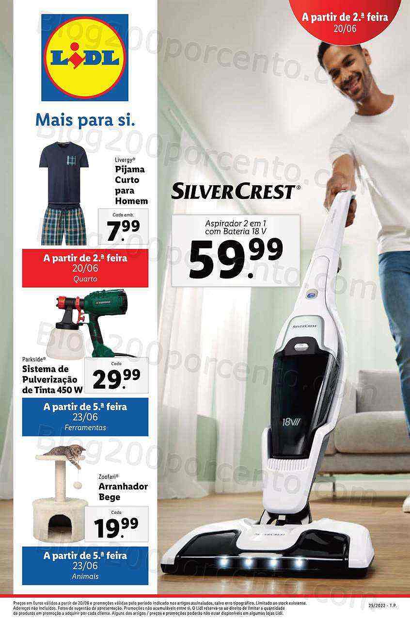 Antevisão Folheto LIDL Promoções de 20 a 26 junho