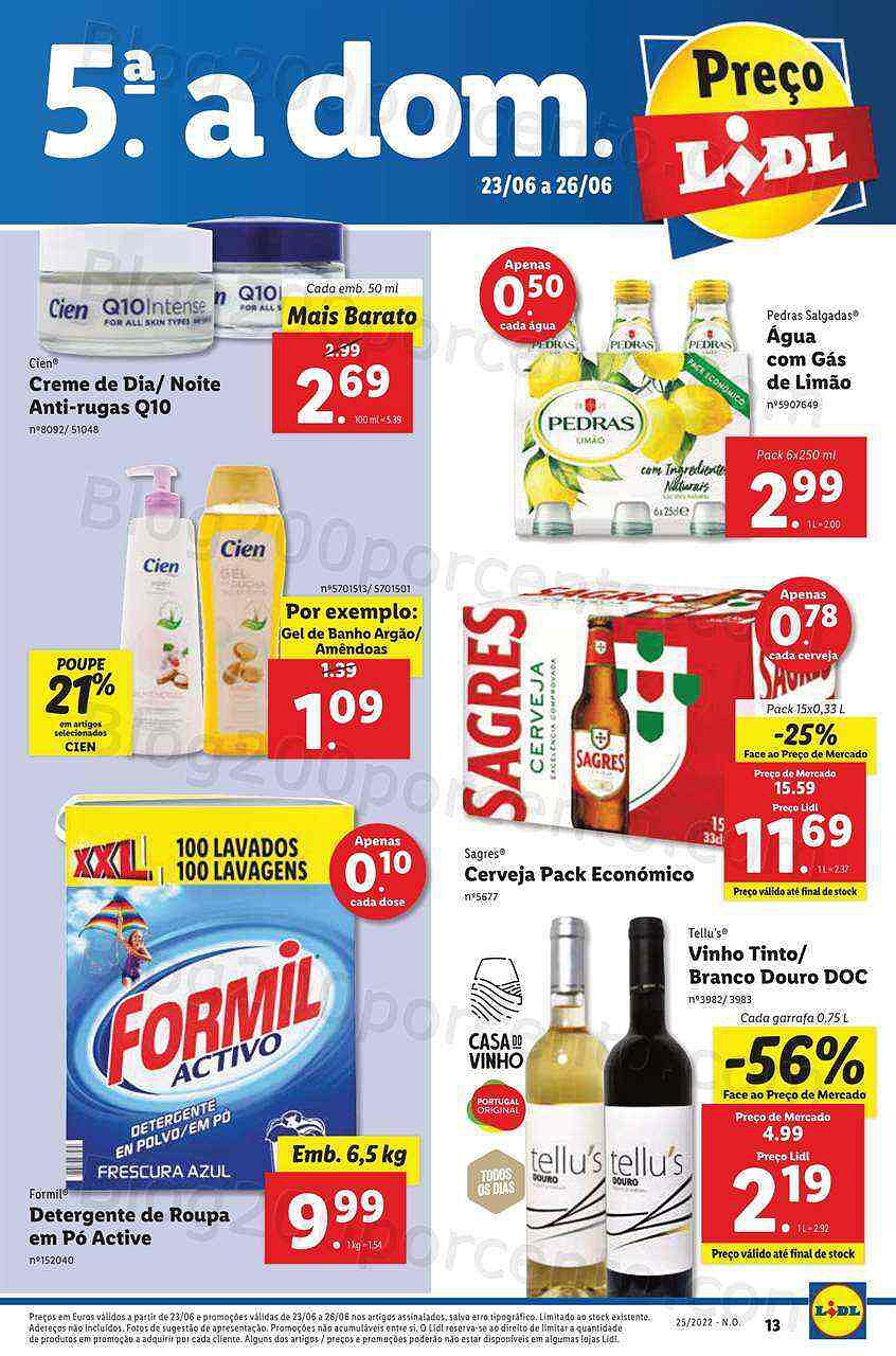 Antevisão Folheto LIDL Promoções de 20 a 26 junho