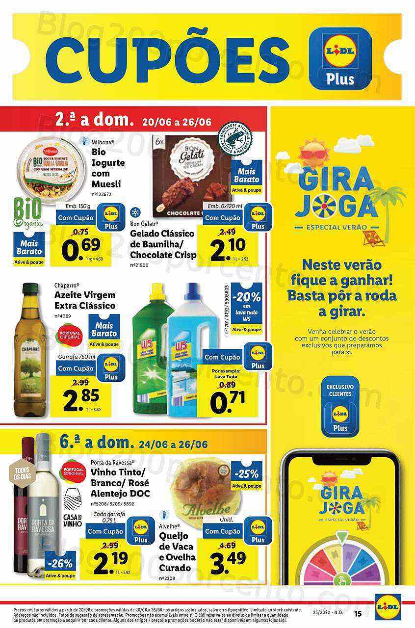 Antevisão Folheto LIDL Promoções de 20 a 26 junho
