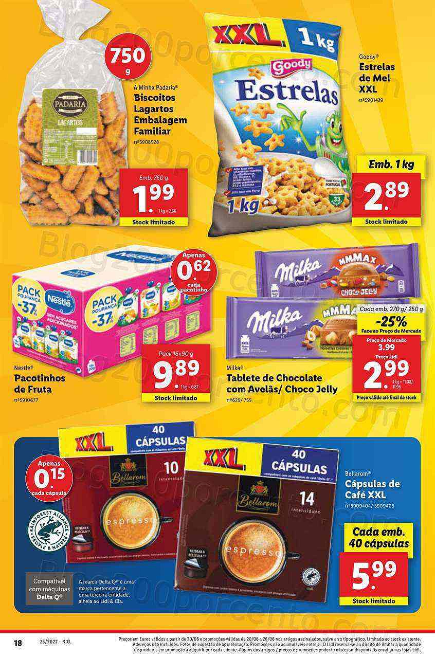 Antevisão Folheto LIDL Promoções de 20 a 26 junho
