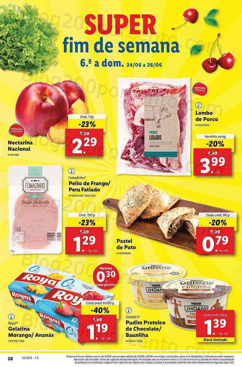 Antevisão Folheto LIDL Promoções de 20 a 26 junho