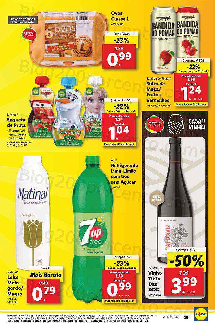 Antevisão Folheto LIDL Promoções de 20 a 26 junho