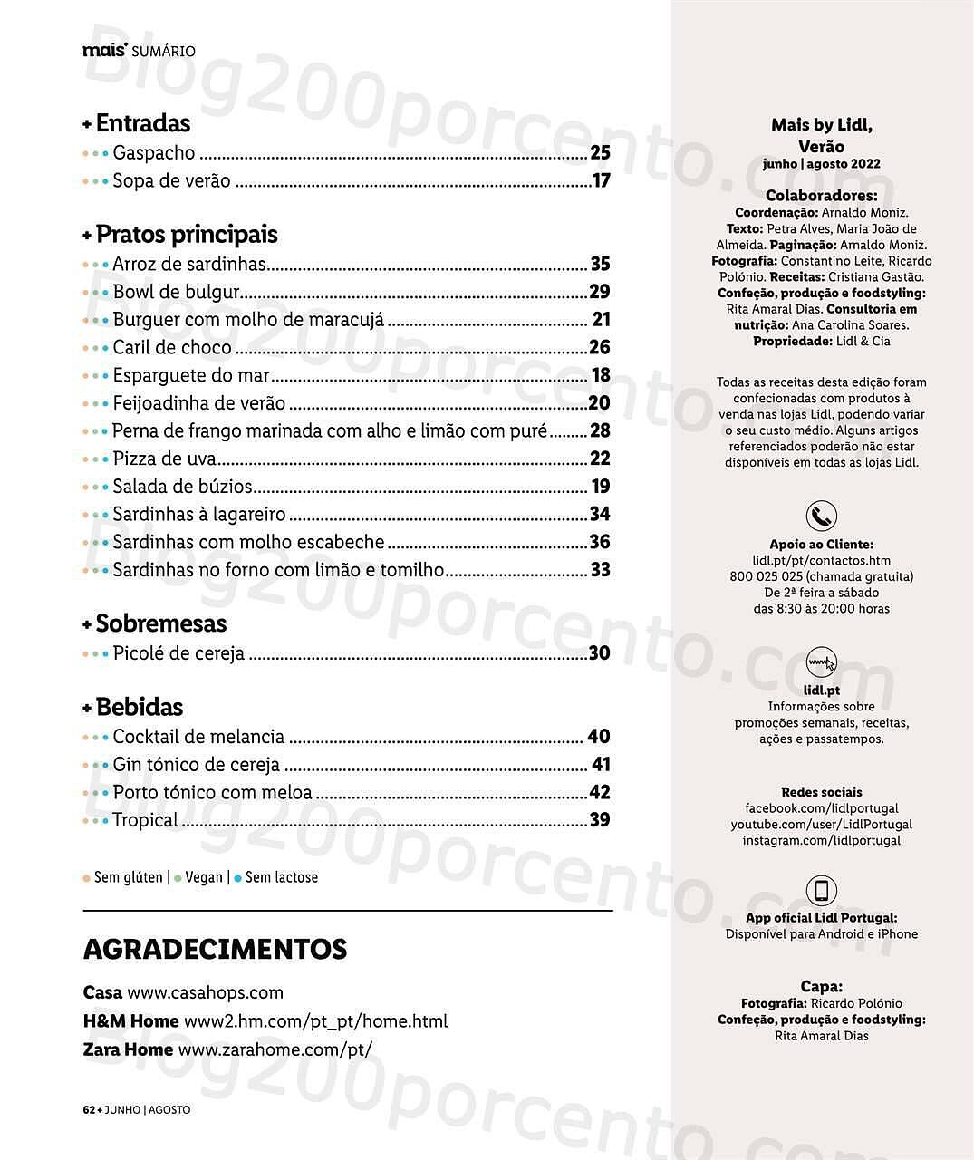 Antevisão Revista Mais LIDL Especial Verão