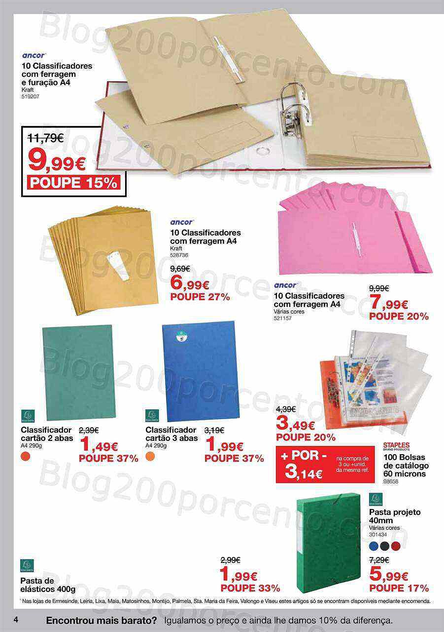 Antevisão Folheto STAPLES Promoções de 6 a 30 junho