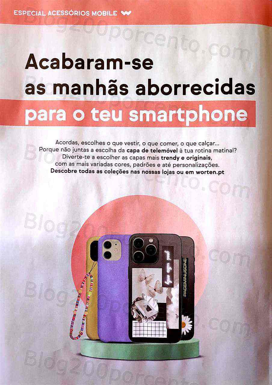 Antevisão Folheto WORTEN Especial Acessórios Mobile Promoções até 31 dezembro