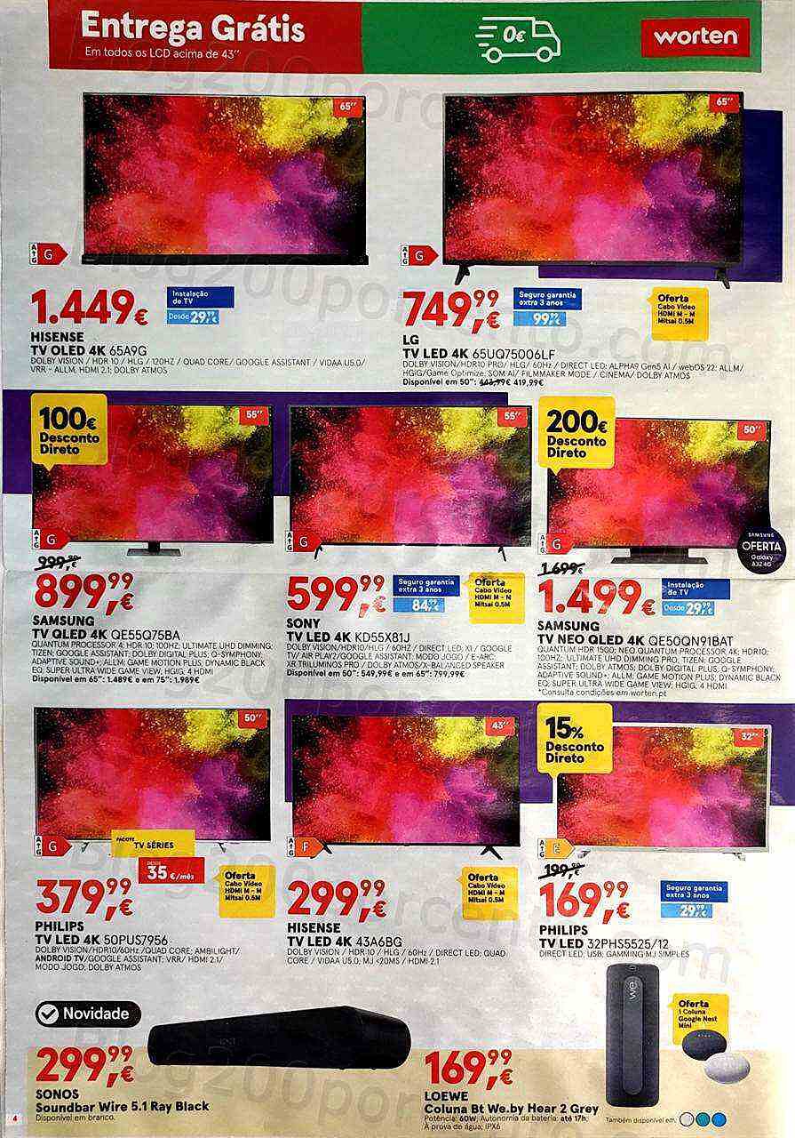 Antevisão Folheto WORTEN Alarm Week Promoções de 15 a 20 junho