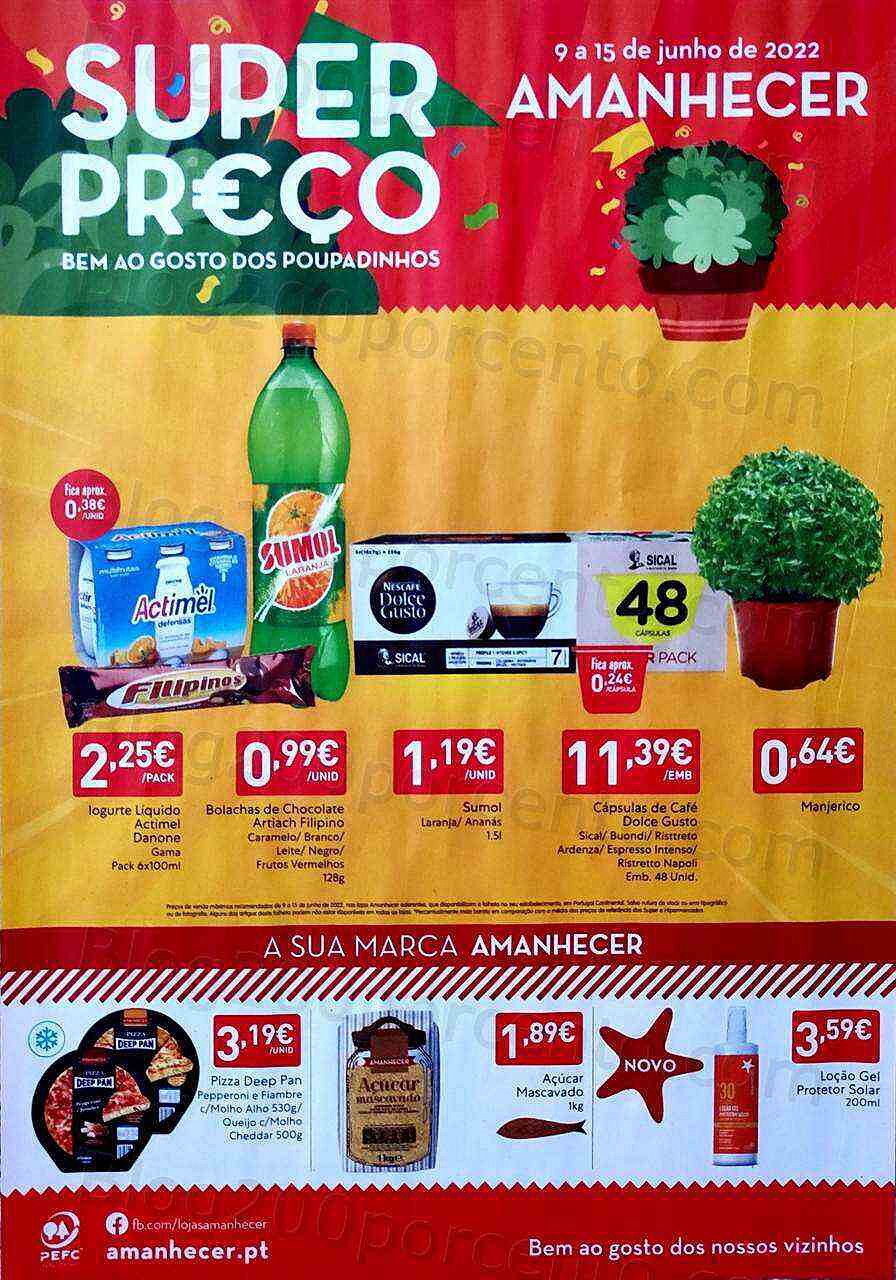 Antevisão Folheto AMANHECER Promoções de 9 a 15 junho