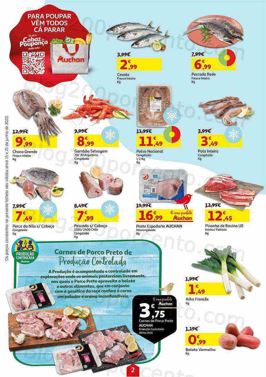 Antevisão Folheto AUCHAN Promoções de 15 a 21 junho