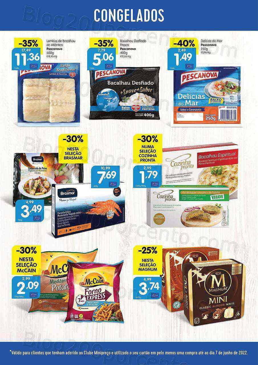 Antevisão Folheto Clube MINIPREÇO Promoções de 9 a 15 junho