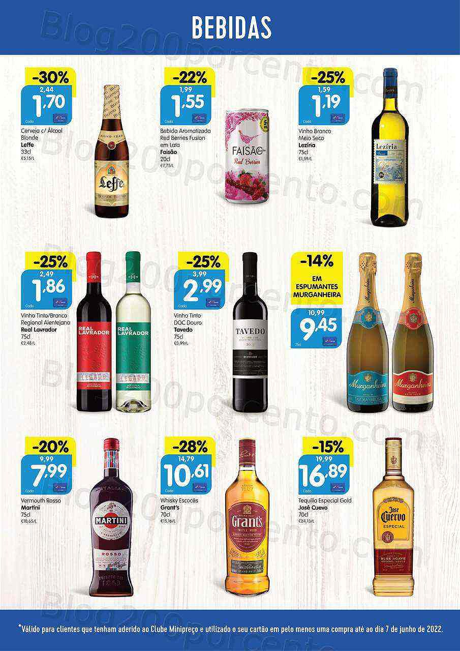 Antevisão Folheto Clube MINIPREÇO Promoções de 9 a 15 junho
