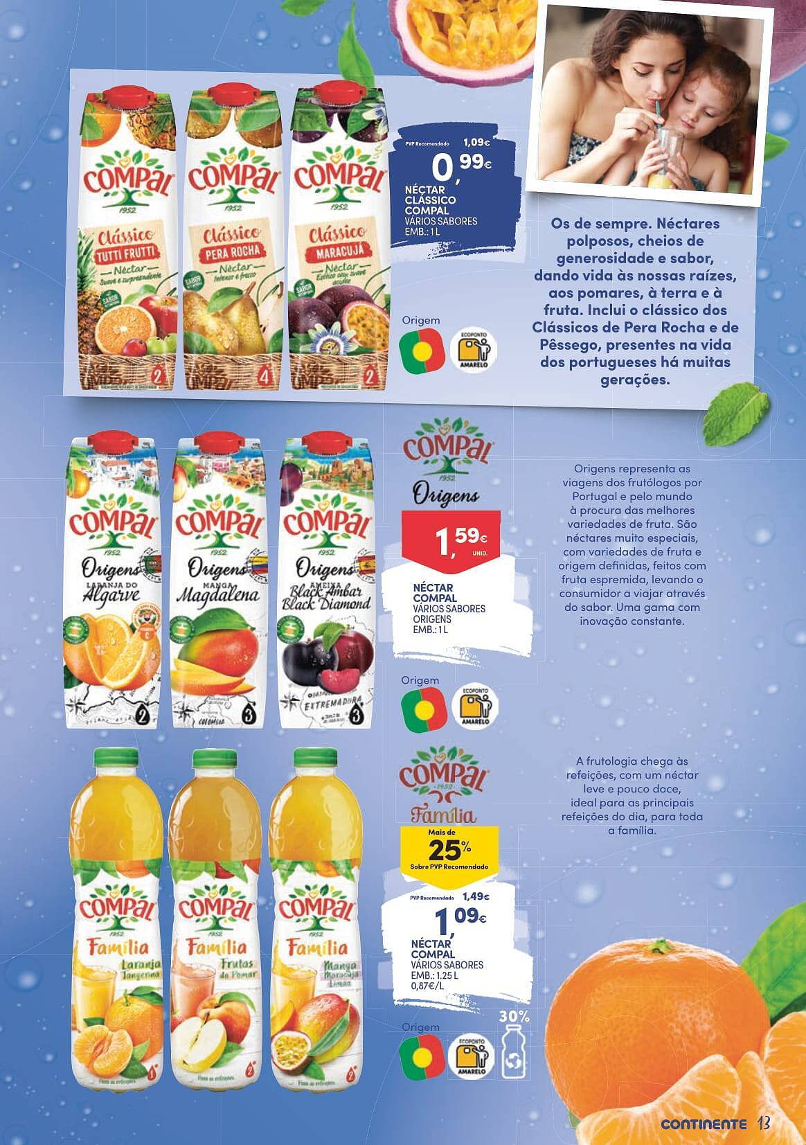 Antevisão Folheto CONTINENTE Sumos e Nectares Promoções de 21 junho a 3 julho
