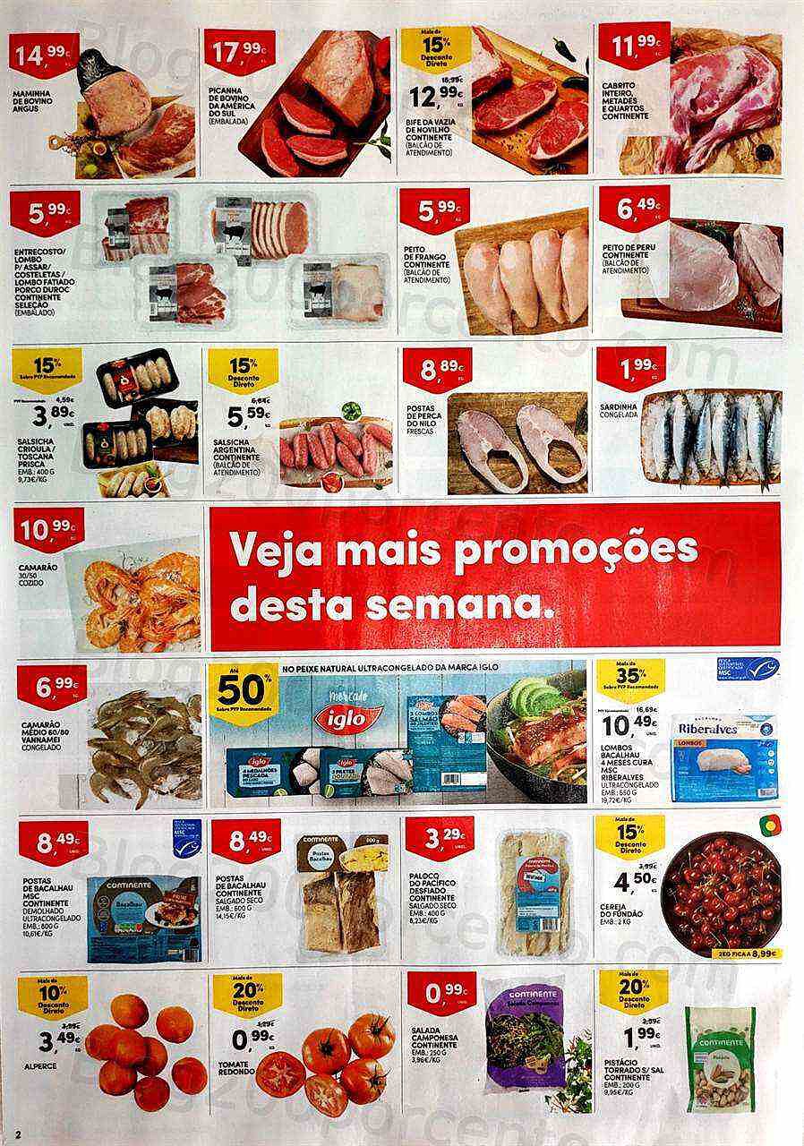 Antevisão Folheto CONTINENTE Promoções Fim de Semana - 10 a 13 junho