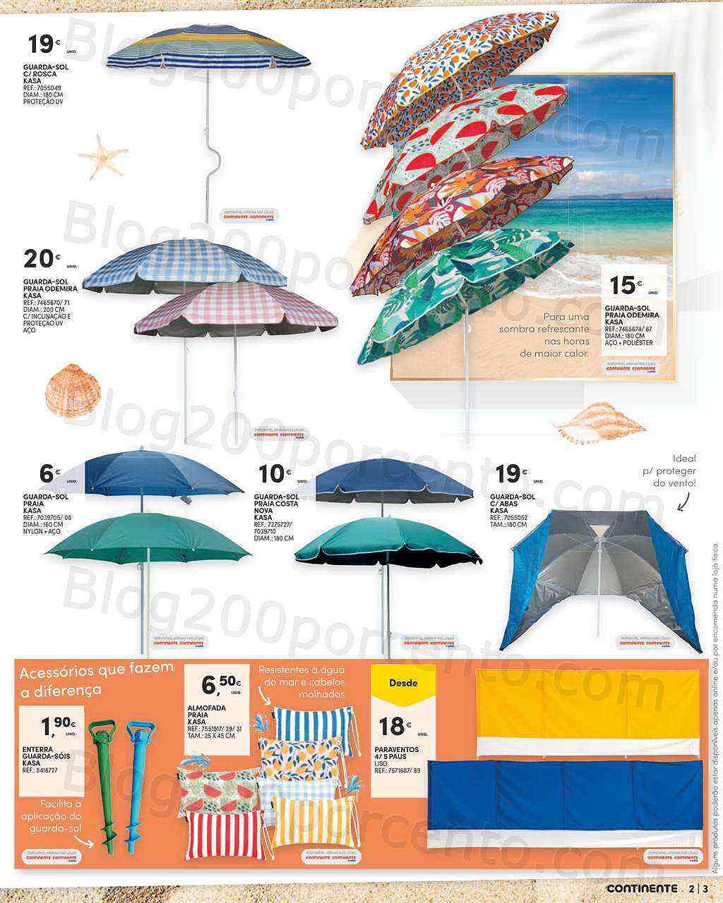 Antevisão Folheto CONTINENTE Férias de Verão Promoções de 21 junho a 24 julho