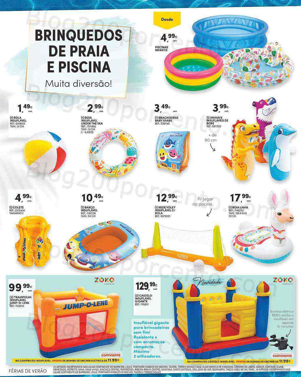 Antevisão Folheto CONTINENTE Férias de Verão Promoções de 21 junho a 24 julho