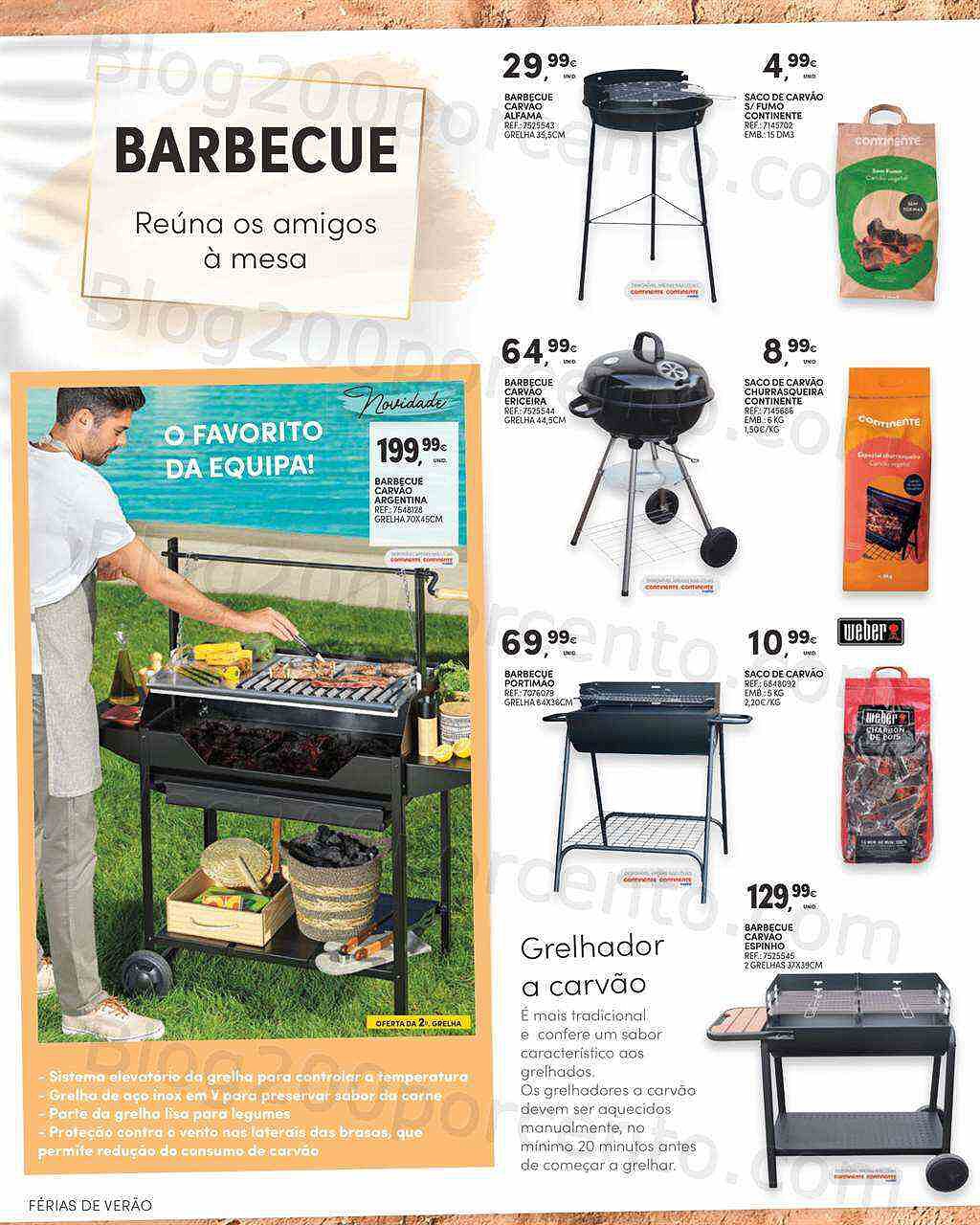 Antevisão Folheto CONTINENTE Férias de Verão Promoções de 21 junho a 24 julho