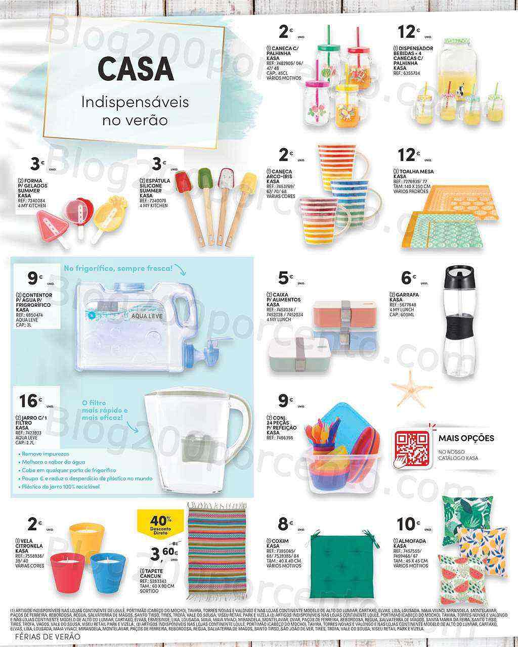 Antevisão Folheto CONTINENTE Férias de Verão Promoções de 21 junho a 24 julho