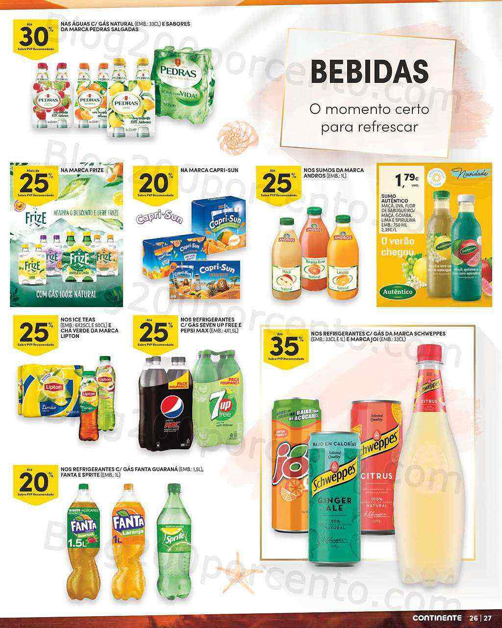 Antevisão Folheto CONTINENTE Férias de Verão Promoções de 21 junho a 24 julho