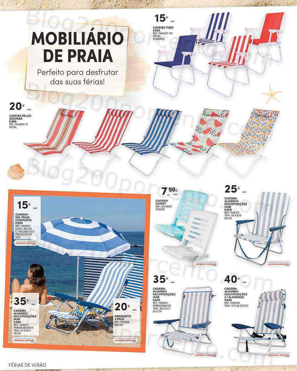 Antevisão Folheto CONTINENTE Férias de Verão Promoções de 21 junho a 24 julho