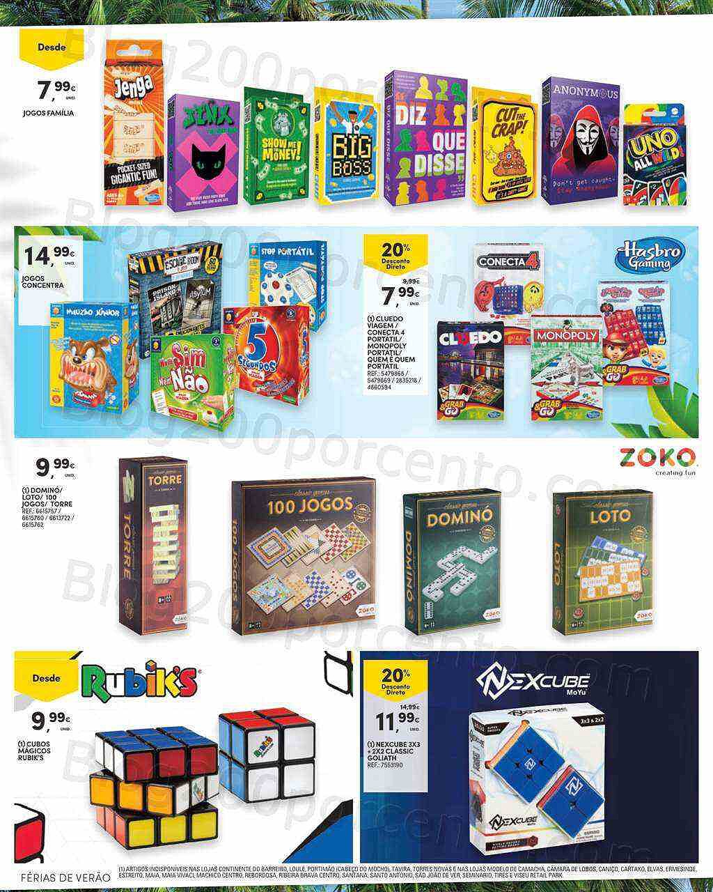 Antevisão Folheto CONTINENTE Férias de Verão Promoções de 21 junho a 24 julho