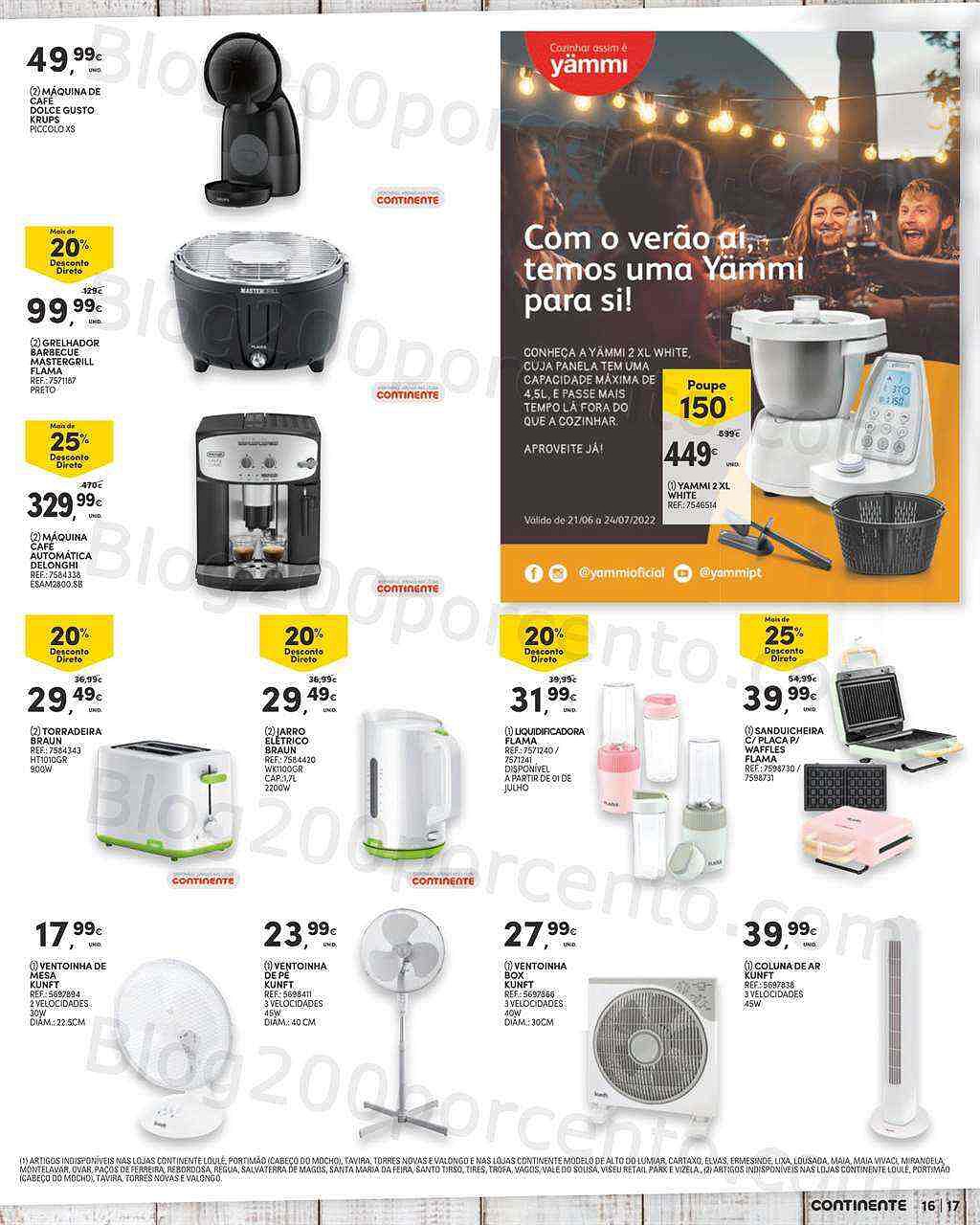 Antevisão Folheto CONTINENTE Férias de Verão Promoções de 21 junho a 24 julho