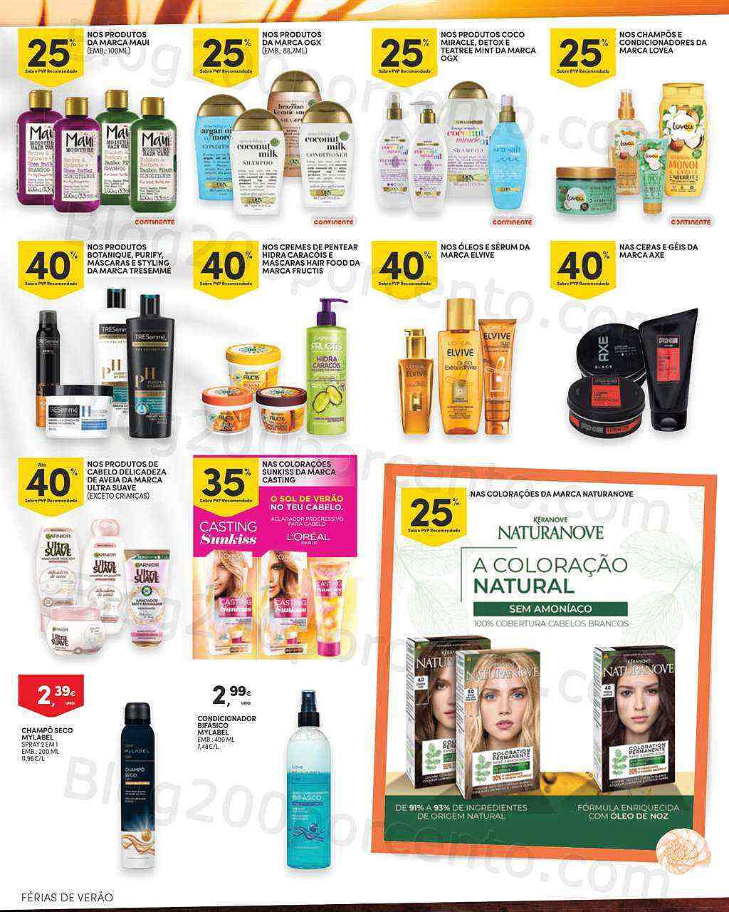 Antevisão Folheto CONTINENTE Férias de Verão Promoções de 21 junho a 24 julho