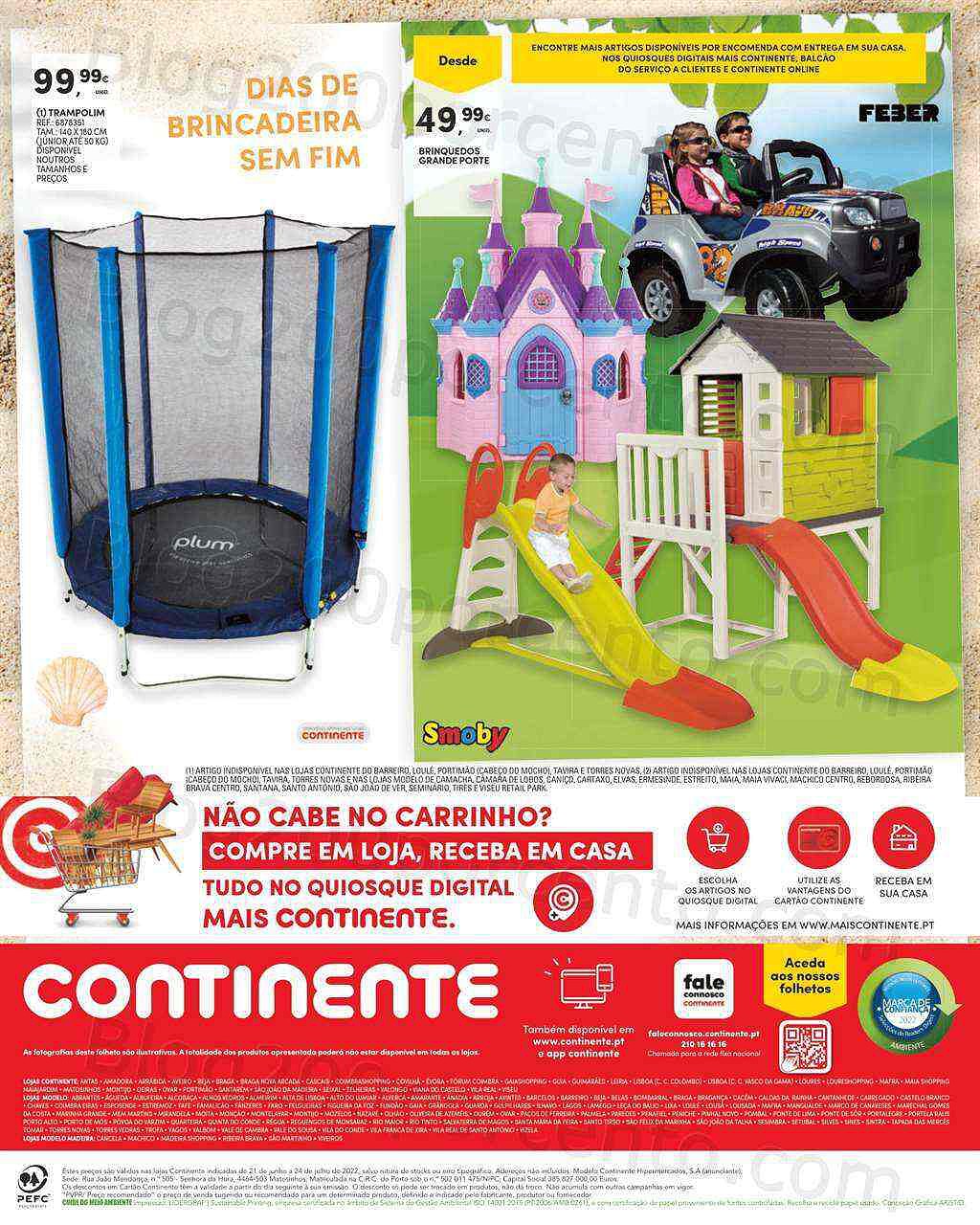 Antevisão Folheto CONTINENTE Férias de Verão Promoções de 21 junho a 24 julho