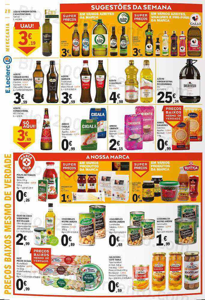 Antevisão Folheto E-LECLERC Promoções de 16 a 22 junho