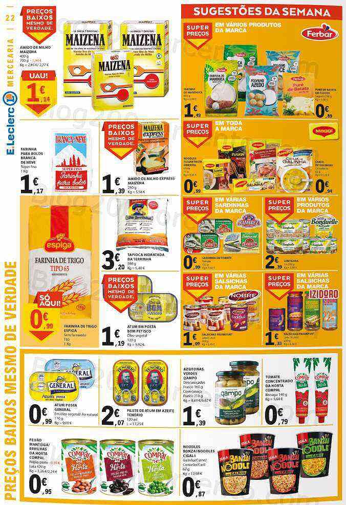 Antevisão Folheto E-LECLERC Promoções de 16 a 22 junho
